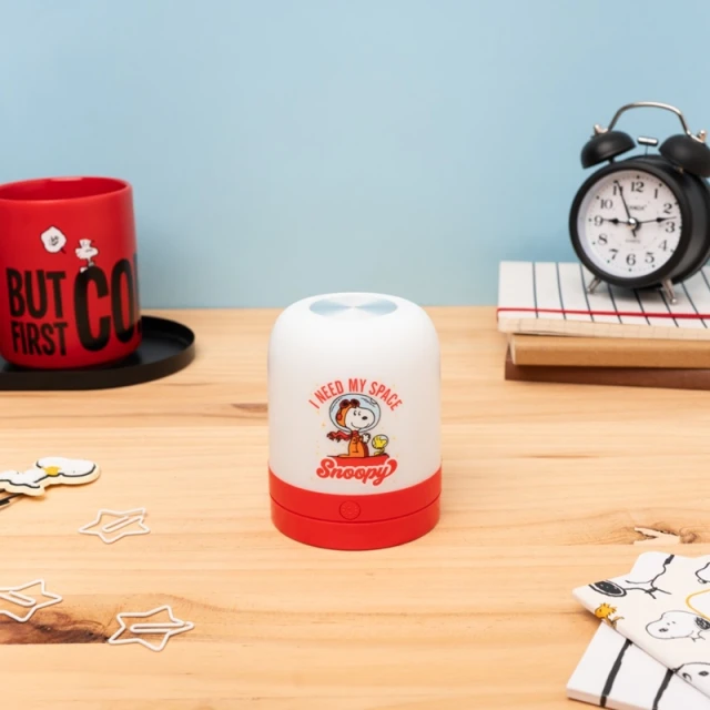 Лампа нічна Snoopy LED «I Need My Space» бездротова USB-C з регулюванням яскравості (LAMPA010)