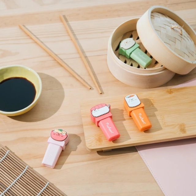 Набір маркерів Pusheen Sushi Roll 4 кольори з топером 3D (SST002)