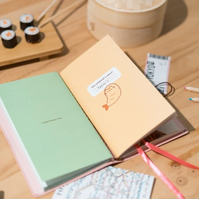 Записна книжка подорожна Pusheen B6 Sushi Roll (CVT03)
