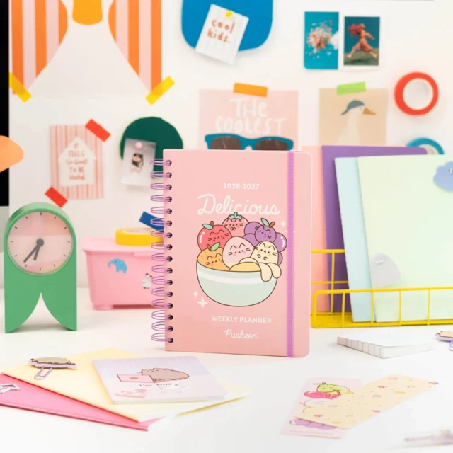 Планер тижневий Pusheen Fruits A5 2026/2027 (AEESVA52605)