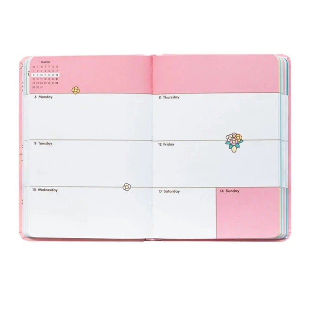 Планер тижневий Pusheen Tropical Vacation A6 2026/2027 (AEESVA62604)