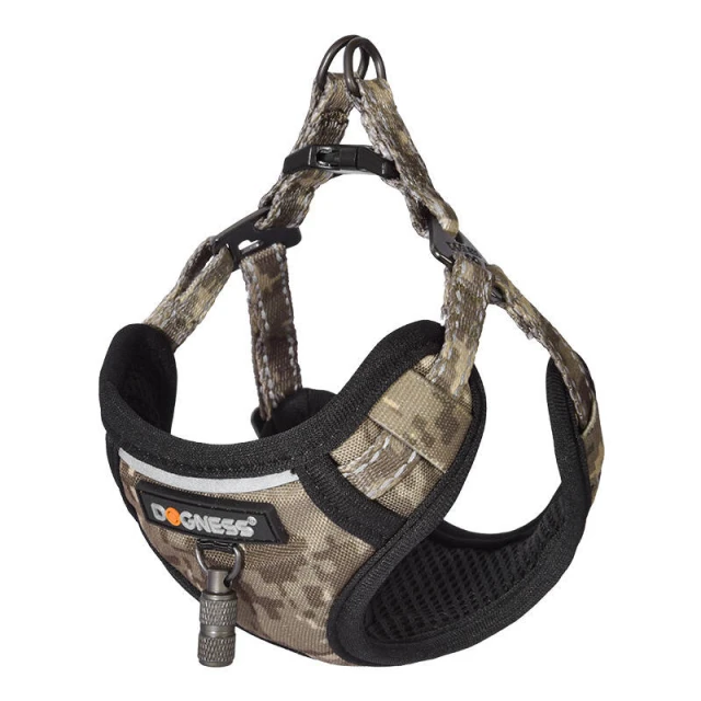 Набор для прогулок Dogness поводок 1.5м + шлея Camo (DOG SET CAMO)