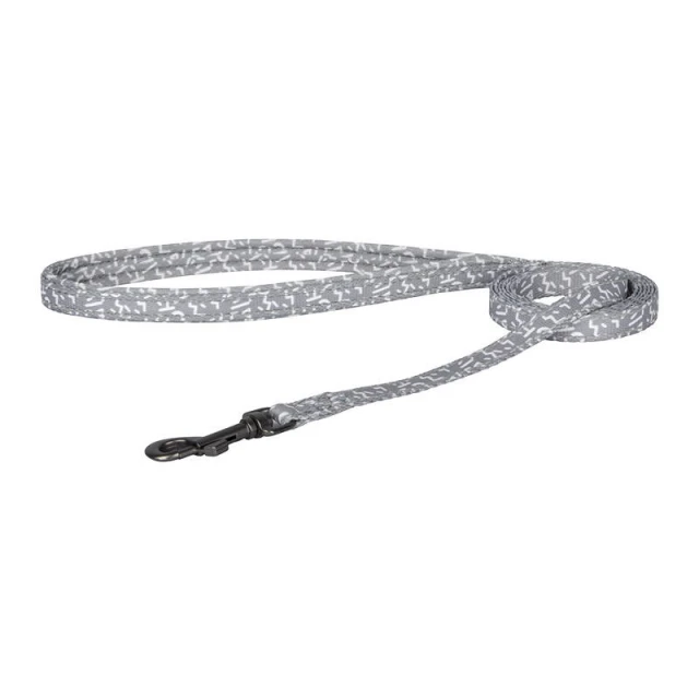 Набір Dogness повідець 1.5m + шлея Light Gray (DOG SET GREY)