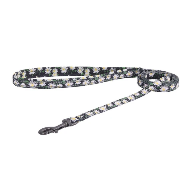 Прогулянковий набір Dogness повідець 1.5 м + шлея (різнокольоровий) (DOG SET DAISY)