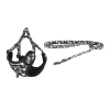 Прогулянковий набір Dogness повідець 1.5 м + шлея (різнокольоровий) (DOG SET DAISY)