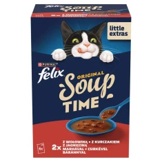 Вологий корм для котів Purina Felix Soup Original сільські смаки 6 шт x 48 г (8445290290359)