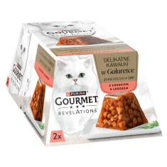 Влажный корм для кошек Purina Gourmet Revelations с лососем в желе 2 шт x 57 г (8445291446458)