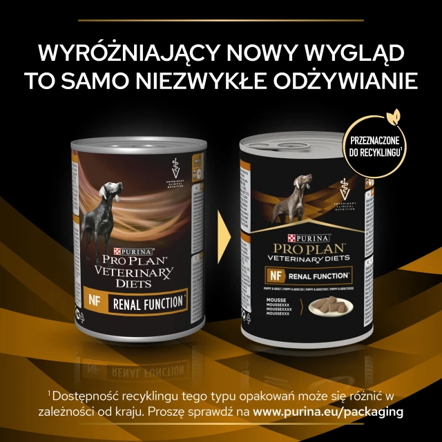 Вологий корм для собак PRO PLAN Veterinary Diets Purina NF Renal Function мус 400 г (8445291540019)