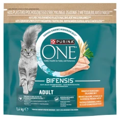 Сухой корм для кошек Purina ONE Adult с курицей и цельными зернами 1,4 кг (8445291789654)