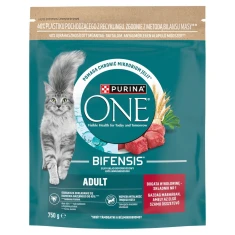 Сухой корм для кошек Purina ONE Adult с говядиной и цельным зерном 750 г (8445291808010)