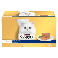 Вологий корм для котів Purina Gourmet Gold мус мікс смаків 48 шт x 85 г (8445291838154)