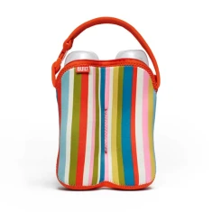 Термопаковка Built Bottle Buddy для пляшок подвійна Baby Pink Stripe (BBY-BBD2-BPS)