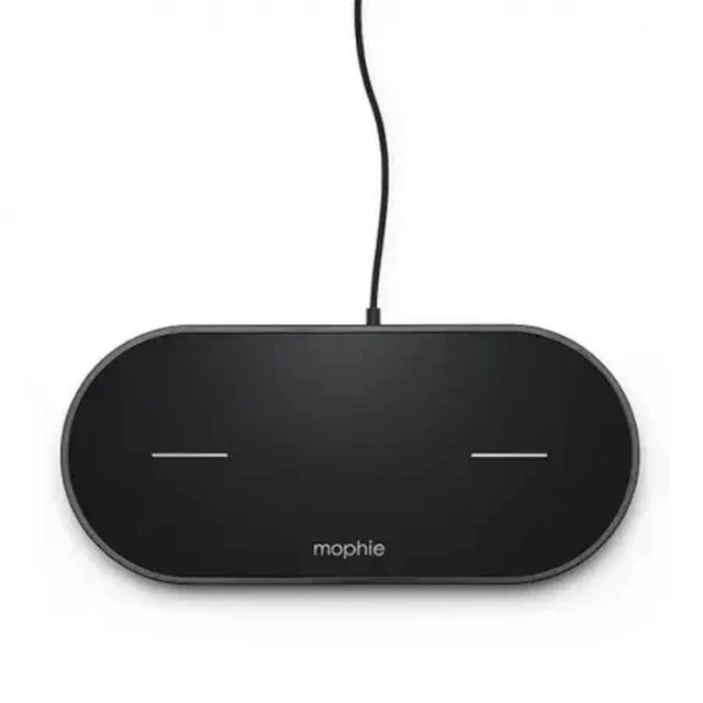 Бездротовий зарядний пристрій Mophie Universal Wireless Dual 2x10W Black (848467099294)