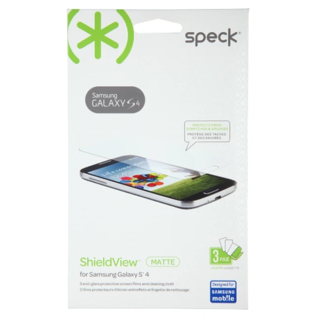 Захисна плівка Speck Shieldview Matte для Samsung Galaxy S4 (3pcs) Clear (SPK-A2098)