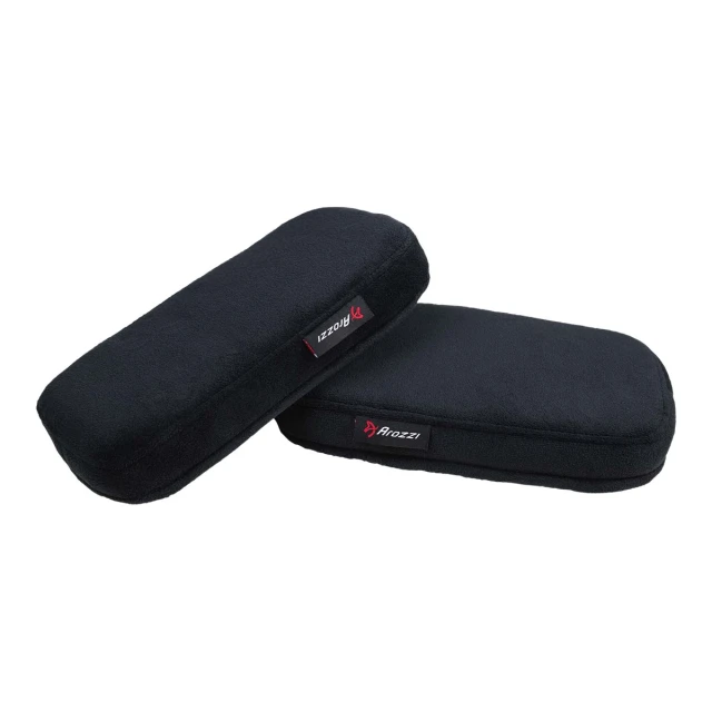 Накладки на підлокітники з пам'яттю форми Arozzi 270x135x40 мм Black (850032247948)
