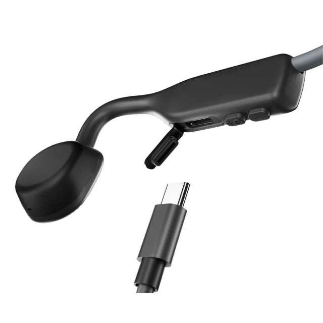 Наушники Shokz OpenMove беспроводные костной проводимости USB-C Grey (850033806298)