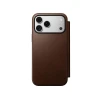 Чохол Nomad Modern Leather Folio ECCO Leather для iPhone 18 Pro Max | 17 Pro Max Brown with MagSafe (855848009025)