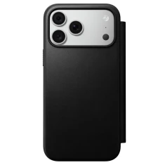 Чохол Nomad Modern Leather Folio ECCO Leather для iPhone 18 Pro Max | 17 Pro Max Black with MagSafe (855848009032)