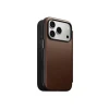 Чохол Nomad Modern Leather Folio ECCO Leather для iPhone 18 Pro | 17 Pro Brown with MagSafe (855848009087)