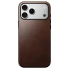 Чохол Nomad Modern Leather Case Horween Leather для iPhone 18 Pro Max | 17 Pro Max Rustic Brown with MagSafe (855848009117)
