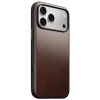 Чохол Nomad Modern Leather Case Horween Leather для iPhone 18 Pro Max | 17 Pro Max Rustic Brown with MagSafe (855848009117)