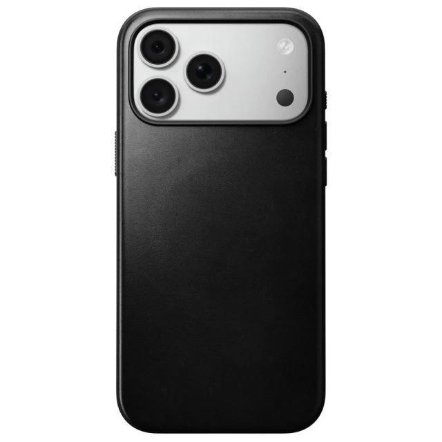 Чохол Nomad Modern Leather Case Horween Leather для iPhone 18 Pro Max | 17 Pro Max Black with MagSafe (855848009186)