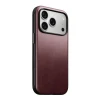Чохол Nomad Modern Leather Case Horween Leather для iPhone 18 Pro | 17 Pro Burgundy with MagSafe (855848009209)