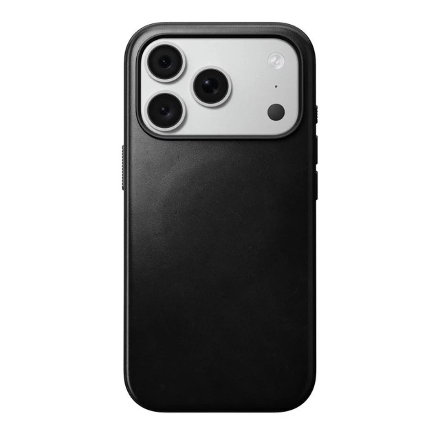 Чохол Nomad Modern Leather Case Horween Leather для iPhone 18 Pro | 17 Pro Black with MagSafe (855848009261)