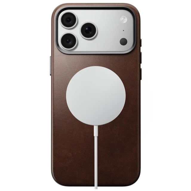 Чохол Nomad Traditional Leather Case Horween Leather для iPhone 18 Pro Max | 17 Pro Max Brown with MagSafe (856504017798)