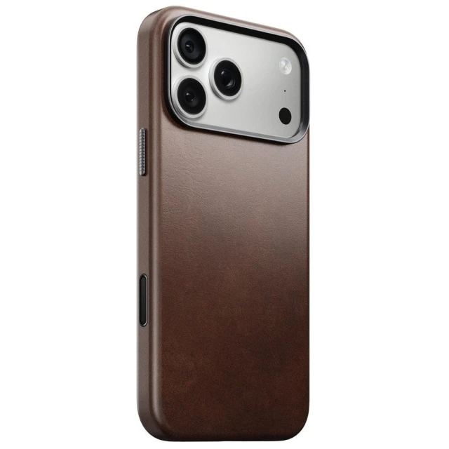 Чохол Nomad Traditional Leather Case Horween Leather для iPhone 18 Pro Max | 17 Pro Max Brown with MagSafe (856504017798)