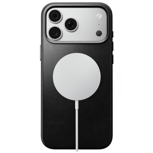 Чехол Nomad Traditional Leather Case Horween Leather для iPhone 18 Pro Max | 17 Pro Max Black with MagSafe (856504017859)