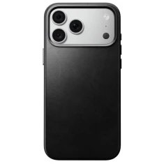 Чохол Nomad Traditional Leather Case Horween Leather для iPhone 18 Pro Max | 17 Pro Max Black with MagSafe (856504017859)