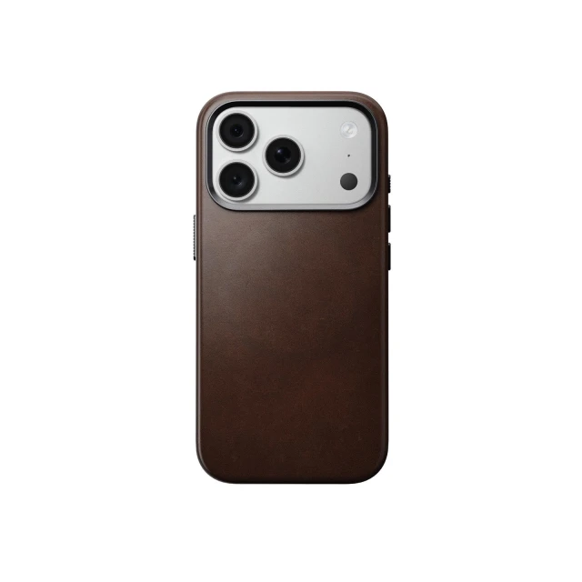 Чохол Nomad Traditional Leather Case Horween Leather для iPhone 18 Pro | 17 Pro Rustic Brown with MagSafe (856504017866)