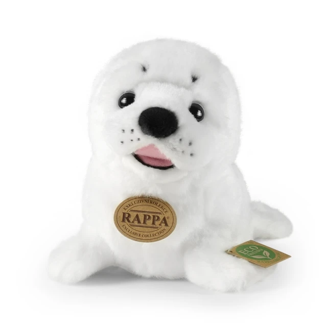 М'яка іграшка Rappa Тюлень White 25 см Eco-Friendly
