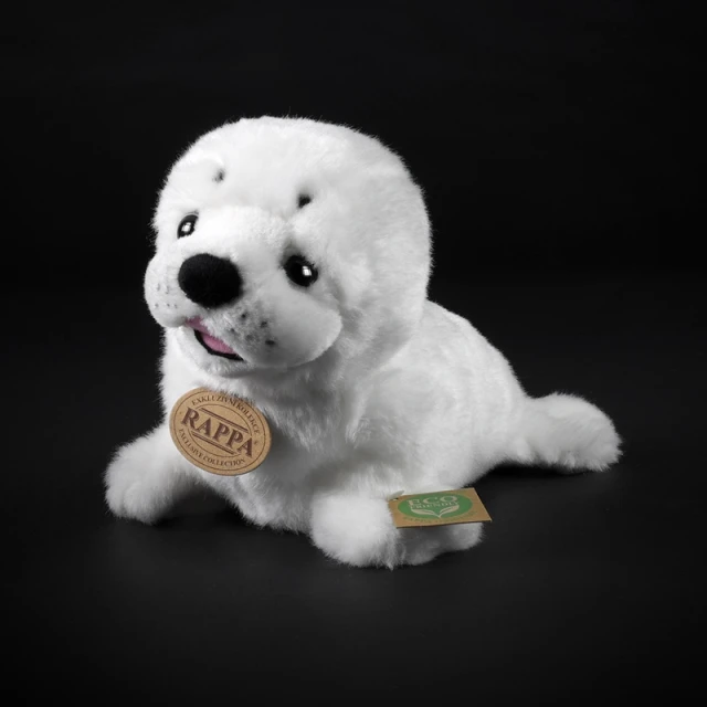 М'яка іграшка Rappa Тюлень White 25 см Eco-Friendly