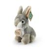 М'яка іграшка Rappa Кролик Grey сидячий 16 см Eco-Friendly (252080)