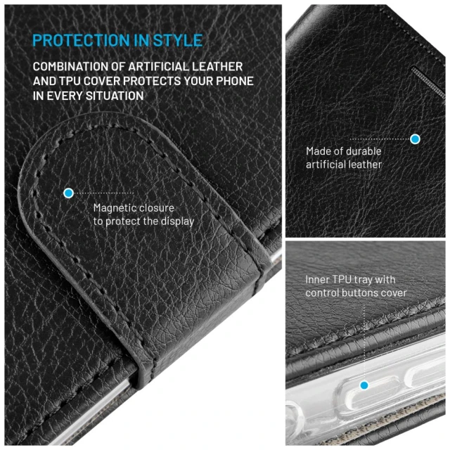 Чехол-книжка Fixed Opus для Xiaomi 15 Black (8591680176915)