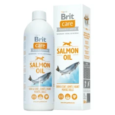 Кормовая добавка для собак и кошек Brit Care с маслом лосося для кожи и шерсти 500 мл (8594031442851)