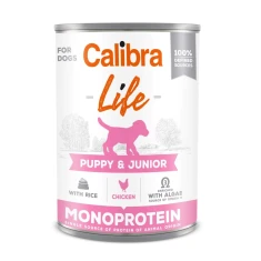 Сухий корм для цуценят Calibra Dog Life Puppy & Junior з куркою і рисом 400 г (8594062080121)