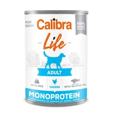 Вологий корм для собак Calibra Life Adult з куркою та рисом 400 г (8594062080138)