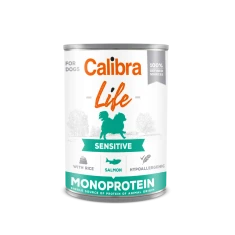 Вологий корм для собак Calibra Life Monoprotein з лососем 400 г (8594062080190)