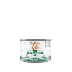 Вологий корм для котів Calibra Life Sterilised з качкою 200 г (8594062080282)