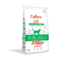 Сухий корм для собак середніх порід Calibra Life Adult Medium Breed з ягням 12 кг (8594062086628)