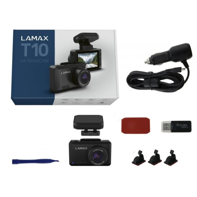 Відеореєстратор LAMAX T10 GPS 4K Wi-Fi (8594175355291)