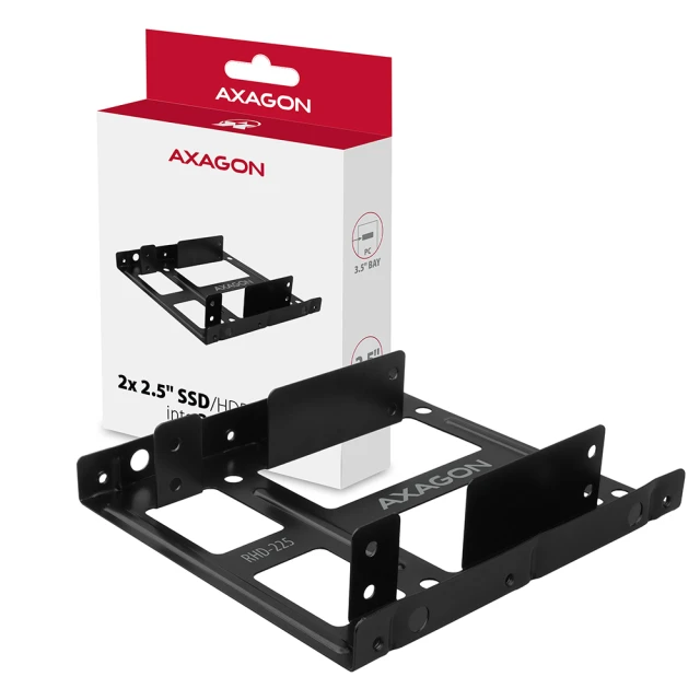 Металева рамка Axagon RHD-225 для встановлення двох 2.5