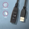 Кабель-удлинитель Axagon USB-A to USB-A 15 м (8595247902344)