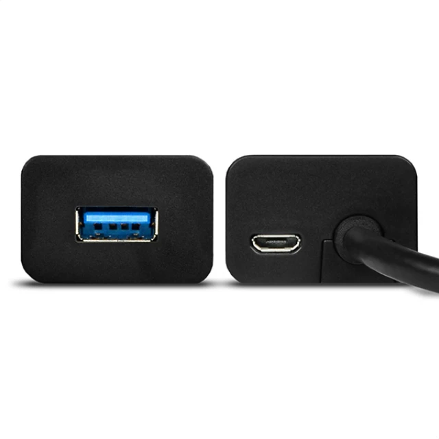 USB-хаб Axagon HUE-S2B 4 порти USB 3.0 з швидкою зарядкою (8595247903525)
