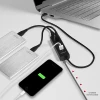 USB-хаб Axagon HUE-S2B 4 порти USB 3.0 з швидкою зарядкою (8595247903525)