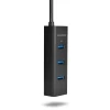 USB-хаб Axagon HUE-S2B 4 порти USB 3.0 з швидкою зарядкою (8595247903525)