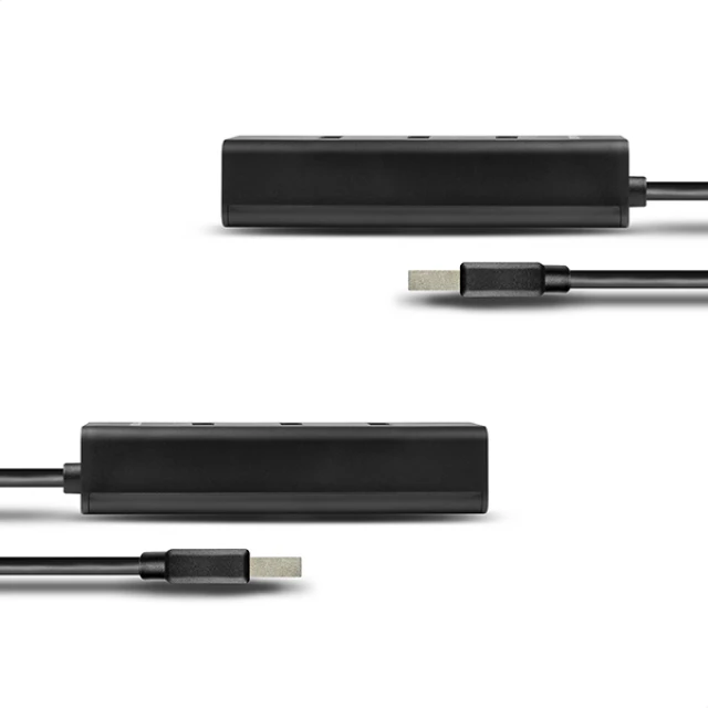 USB-хаб Axagon HUE-S2B 4 порти USB 3.0 з швидкою зарядкою (8595247903525)